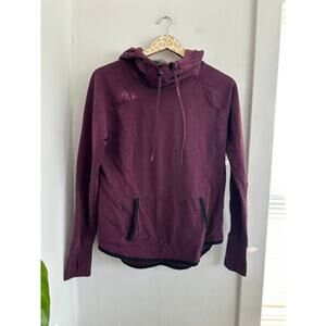 ATHLETA Women's Purple Hooded Pullover Shirt | Size Medium